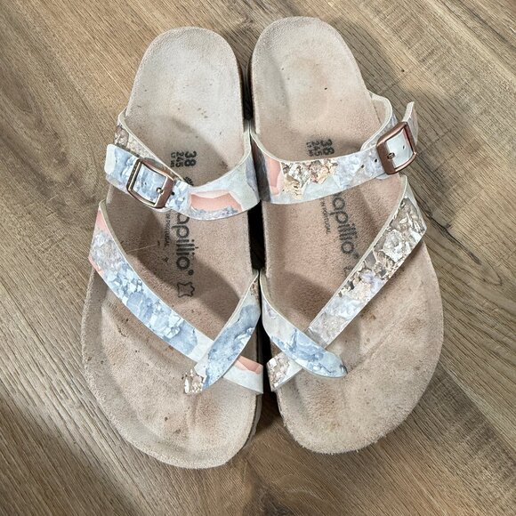 Birkenstock Shoes - Papillio by Birkenstock Tabora Crystal Rose Sandal Comfort Print 38